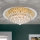 Kristāla griestu lampa GLORIA 6xG9/40W/230V d. 50 cm zelta
