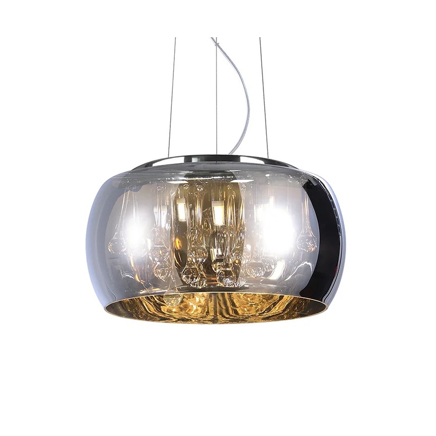 Kristāla lustra ar auklu ROMEO 6xG9/8W/230V