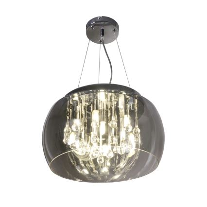 Kristāla lustra ar auklu ROMEO 6xG9/8W/230V