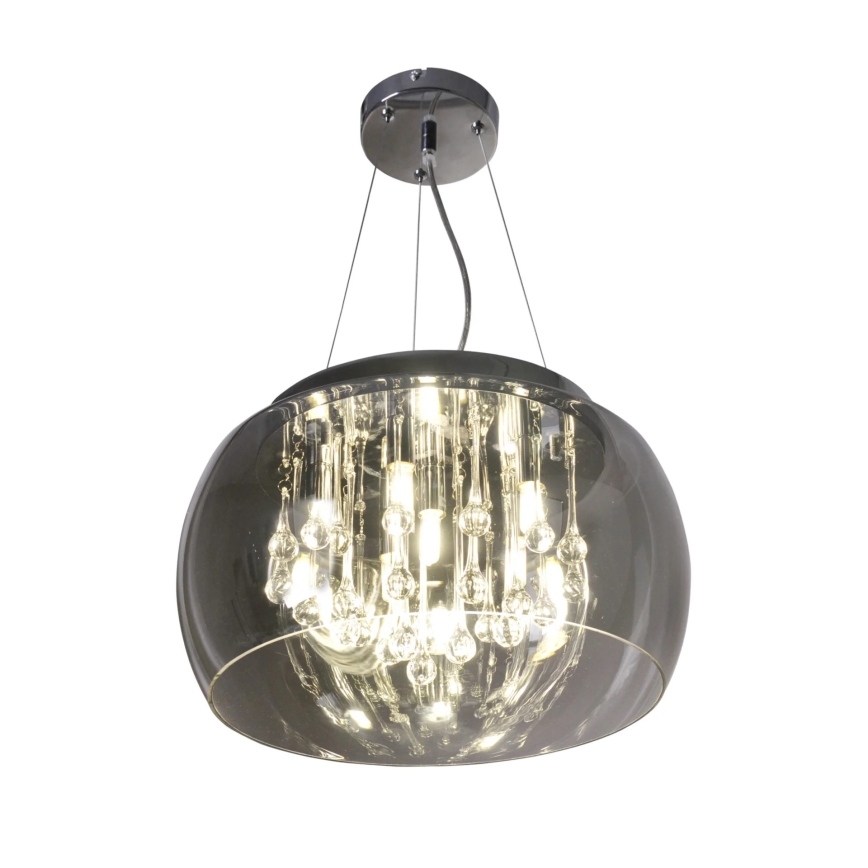 Kristāla lustra ar auklu ROMEO 6xG9/8W/230V