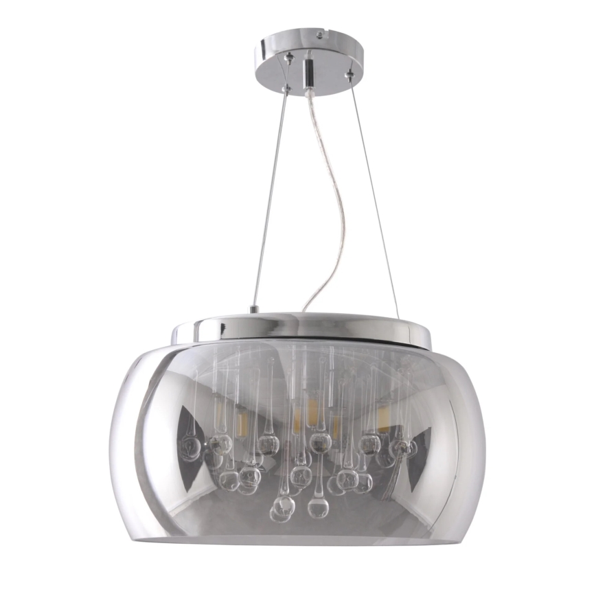 Kristāla lustra ar auklu ROMEO 6xG9/8W/230V