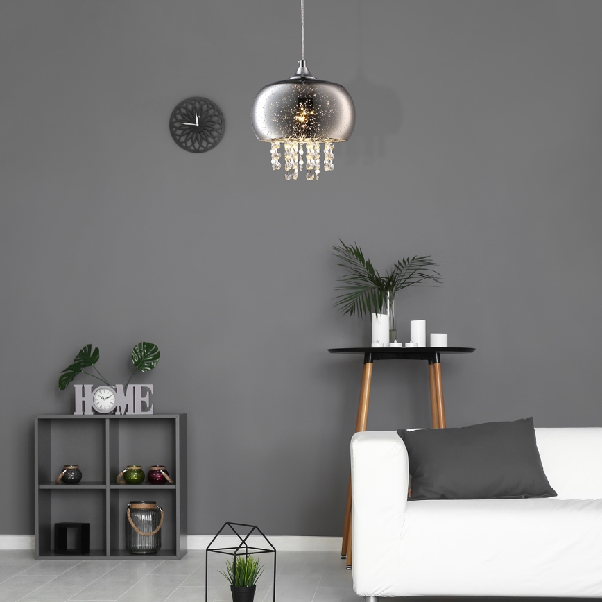 Kristāla lustra ar auklu STARLIGHT 1xE14/40W/230V