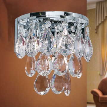 Kristāla sienas lampa CELESTE 2xG9/40W/230V spīdīgi hromēts