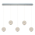 Kronas lampa uz stieples CREMONA 5xLED/5W/230V 3000K matētais hroms