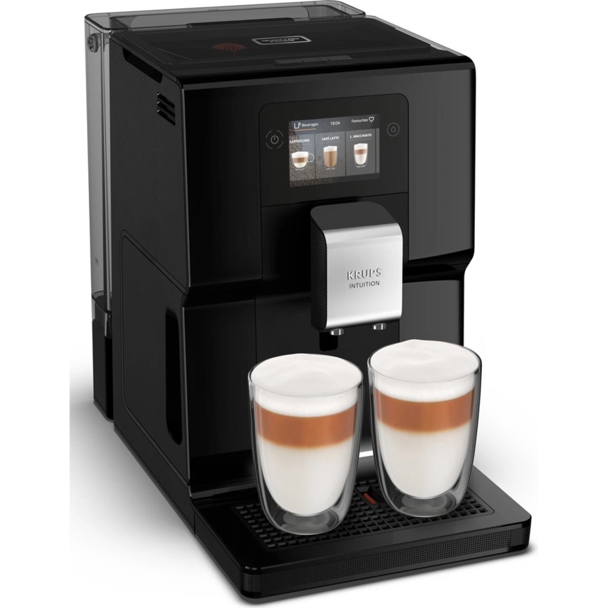Krups - Automātiskais kafijas automāts ar piena konteineru INTUITION PREFERENCE 1450W/230V melna