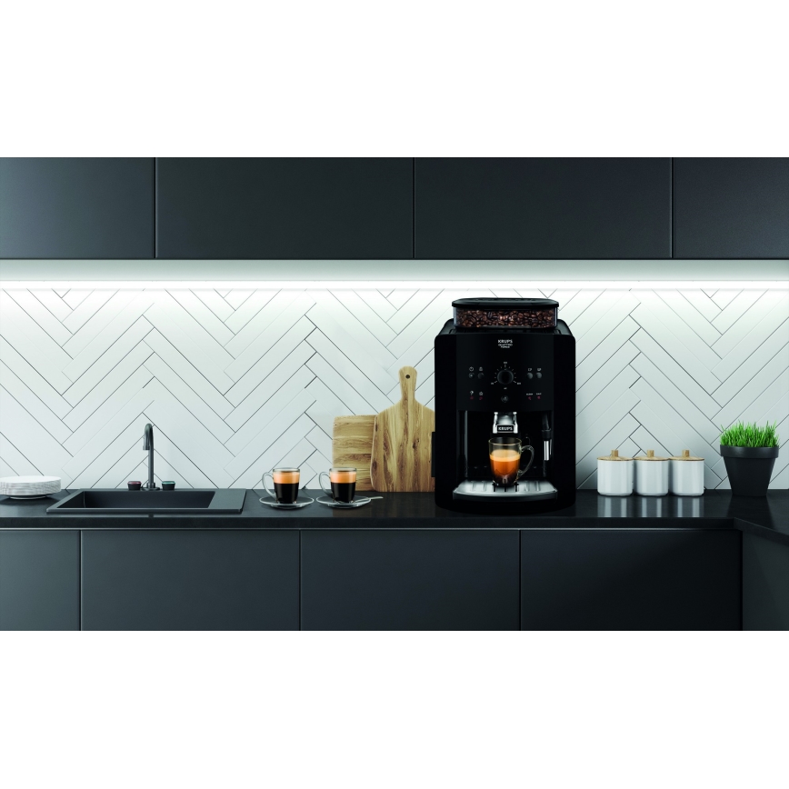Krups - Automātiskais kafijas automāts ARABICA 1450W/230V melna