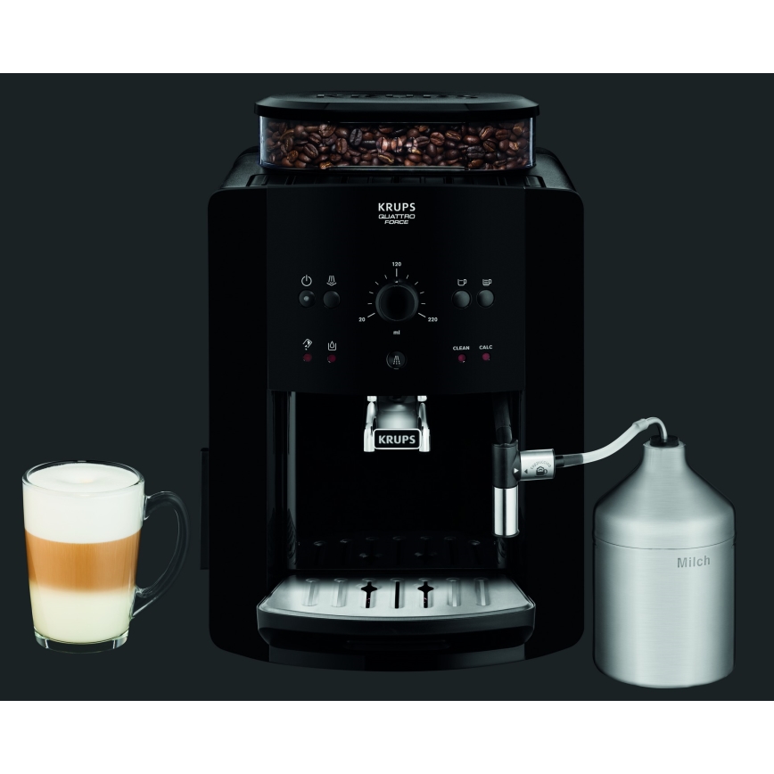 Krups - Automātiskais kafijas automāts ARABICA 1450W/230V melna