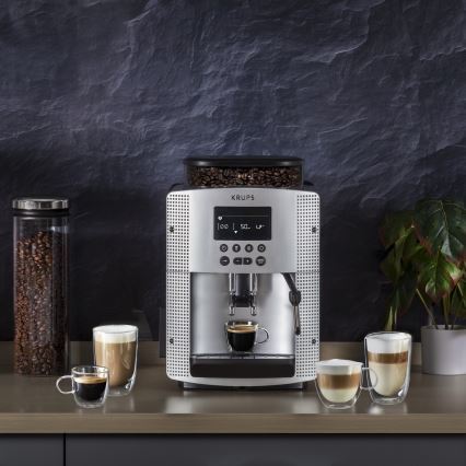 Krups - Automātiskais kafijas automāts ESSENTIAL 1450W/230V sudraba