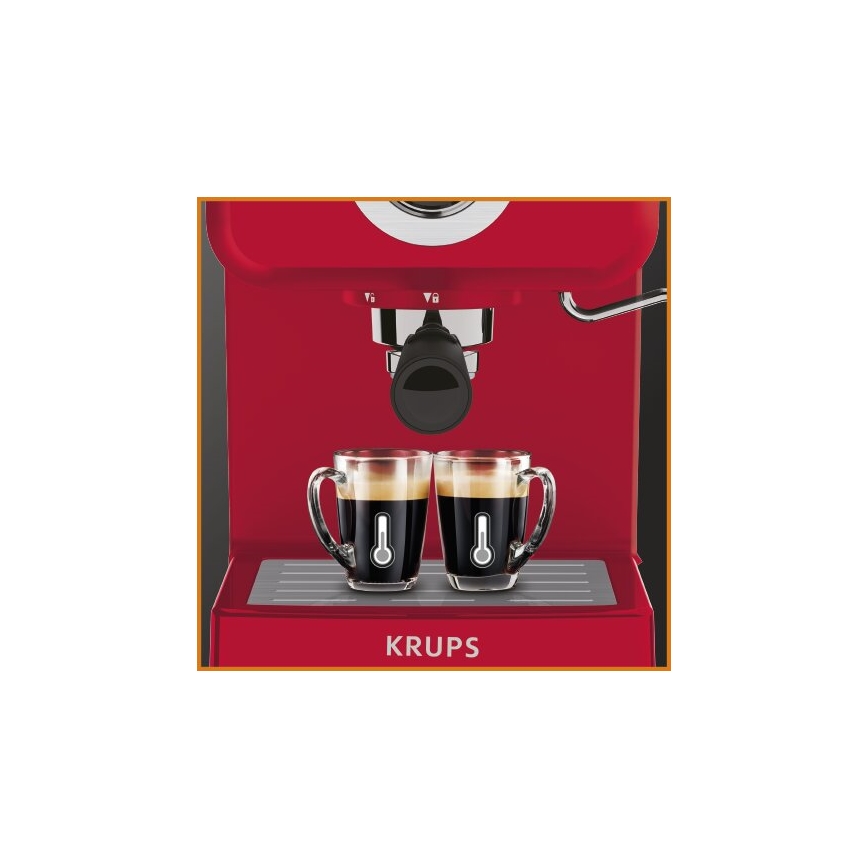 Krups - Espresso automāts ar portafiltru OPIO 1140W/230V