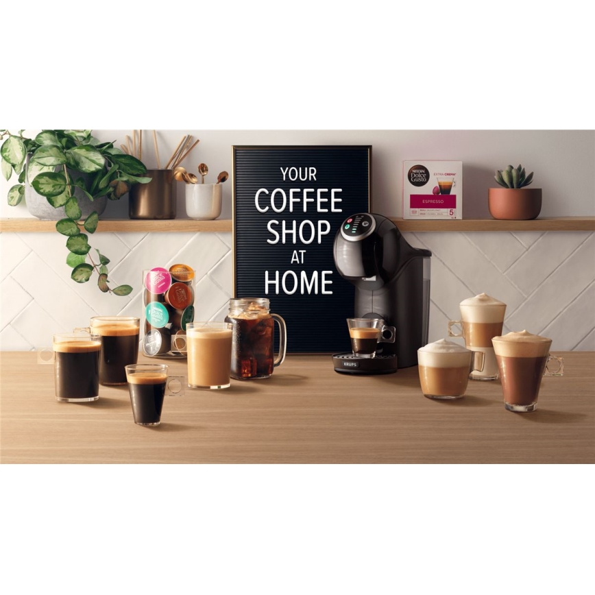 Krups - Kapsulu kafijas automāts NESCAFÉ DOLCE GUSTO GENIO S 1500W antracīta
