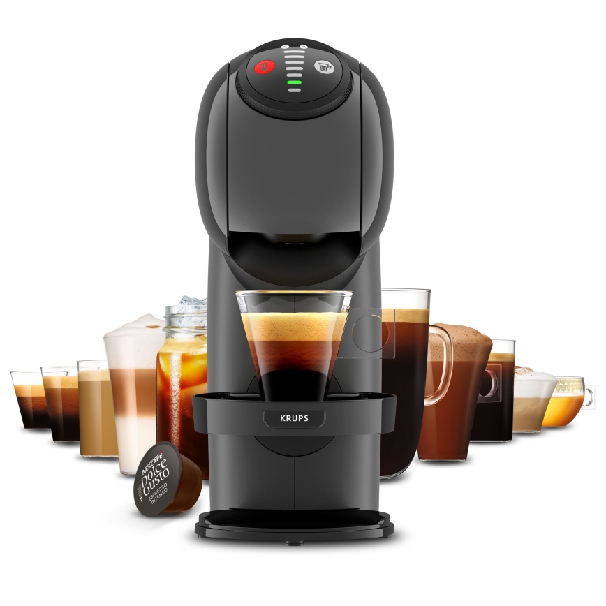 Krups - Kapsulu kafijas automāts NESCAFÉ DOLCE GUSTO GENIO S 1500W antracīta