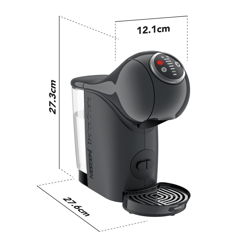 Krups - Kapsulu kafijas automāts NESCAFÉ DOLCE GUSTO GENIO S 1500W antracīta