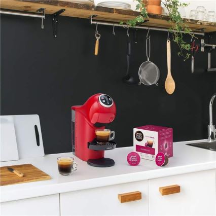 Krups - Kapsulu kafijas automāts NESCAFÉ DOLCE GUSTO GENIO S PLUS 1500W sarkana