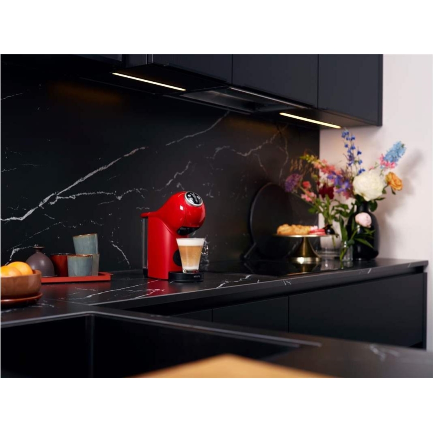 Krups - Kapsulu kafijas automāts NESCAFÉ DOLCE GUSTO GENIO S PLUS 1500W sarkana