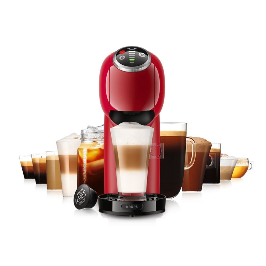 Krups - Kapsulu kafijas automāts NESCAFÉ DOLCE GUSTO GENIO S PLUS 1500W sarkana