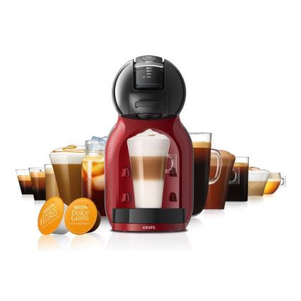 Krups - Kapsulu kafijas automāts NESCAFÉ DOLCE GUSTO MINI ME 1500W/230V sarkana/melna