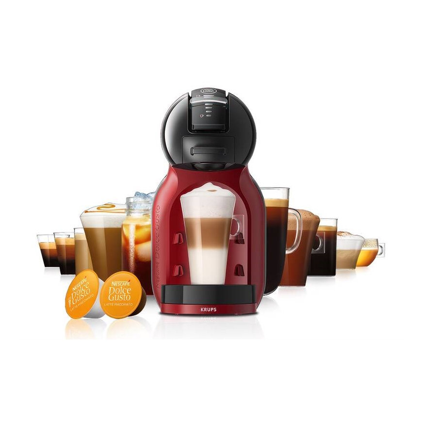Krups - Kapsulu kafijas automāts NESCAFÉ DOLCE GUSTO MINI ME 1500W/230V sarkana/melna