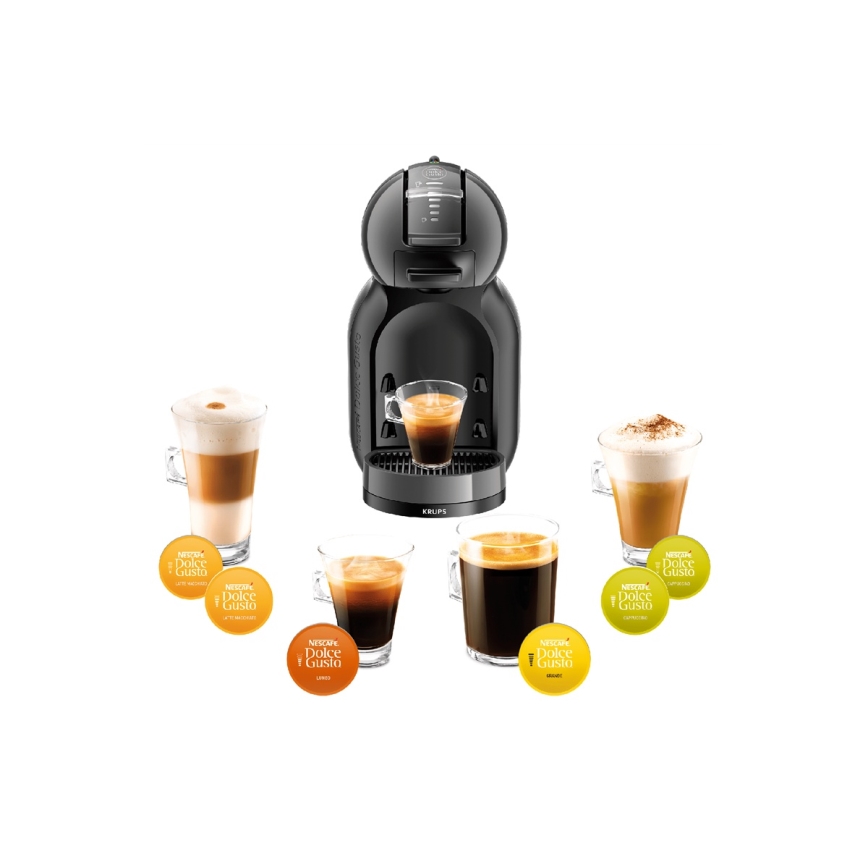 Krups - Kapsulu kafijas automāts NESCAFÉ DOLCE GUSTO MINI ME 1500W antracīta