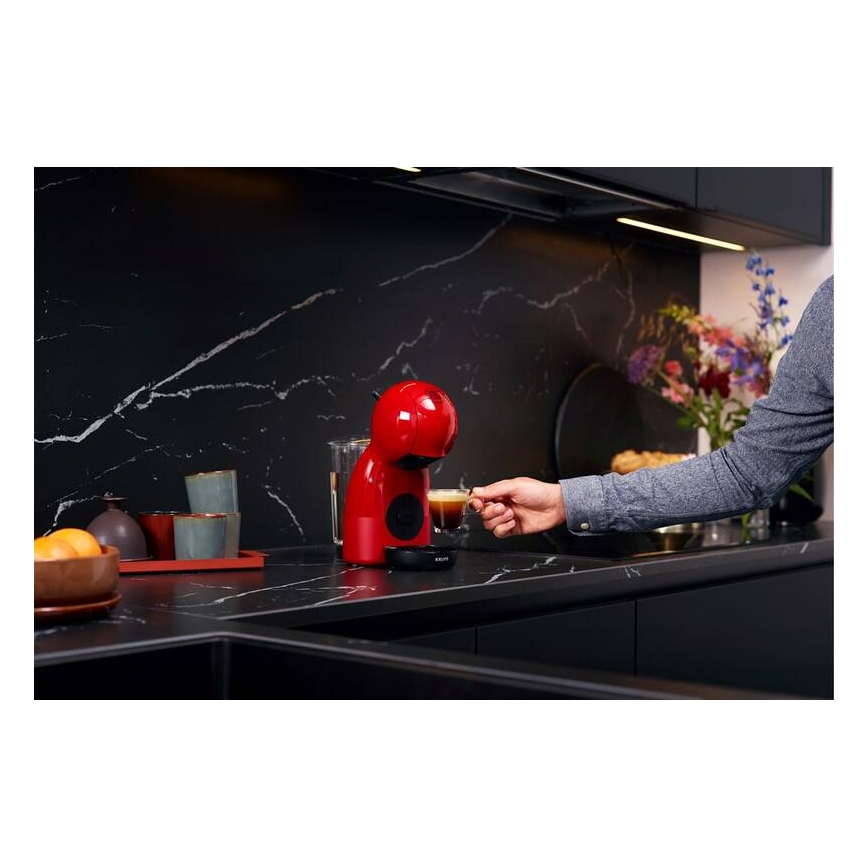 Krups - Kapsulu kafijas automāts NESCAFÉ DOLCE GUSTO PICCOLO XS 1600W sarkana