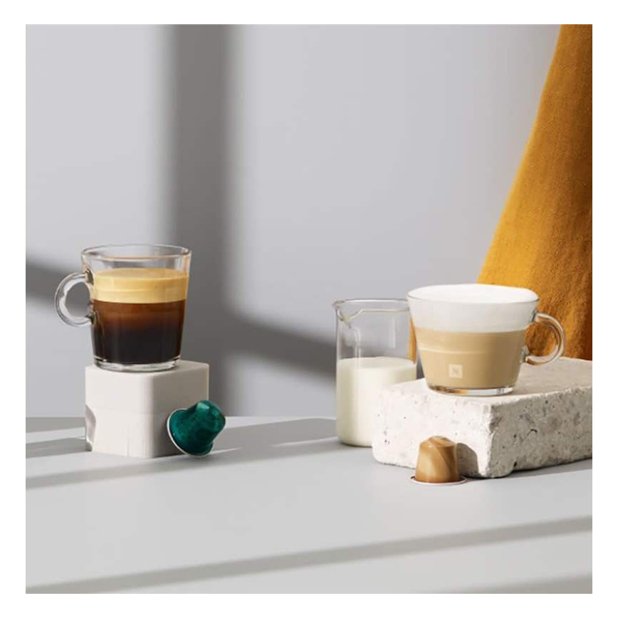 Krups - Kapsulu kafijas automāts NESPRESSO Essenza mini 1310W/230V balta