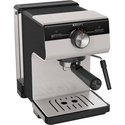 Krups - Sviras kafijas automāts divām krūzēm AUTHENTIC 1450W/230V pelēka