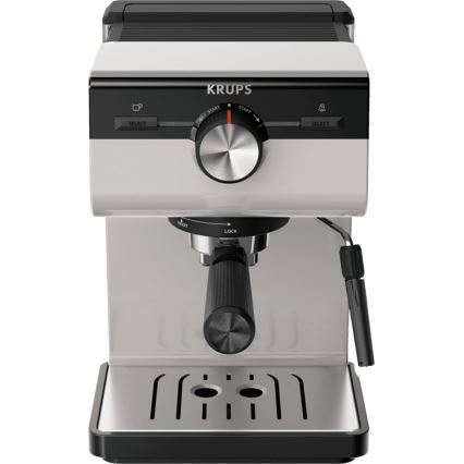 Krups - Sviras kafijas automāts divām krūzēm AUTHENTIC 1450W/230V pelēka