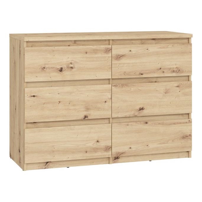 Kumode ar atvilktnēm MAO, artisan ozols
