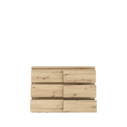 Kumode ar atvilktnēm MAO, artisan ozols