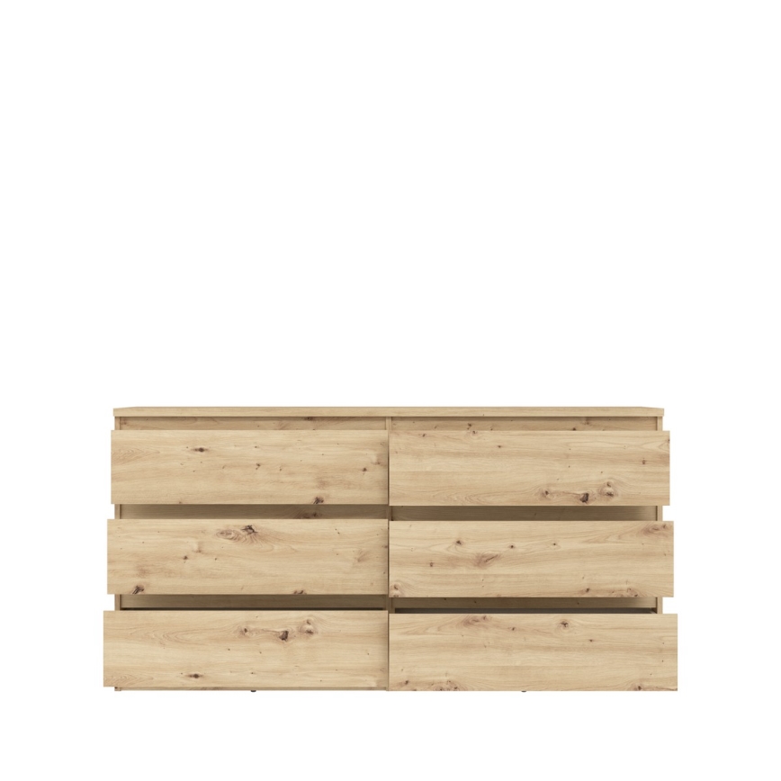 Kumode ar atvilktnēm MAO, Artisan ozols