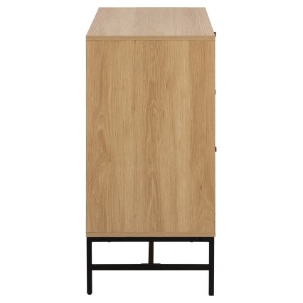 Kumode ar atvilktnēm OLIVIA, ozols