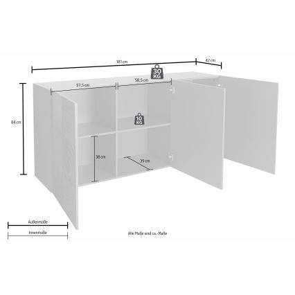 Kumode ARIA antracīts