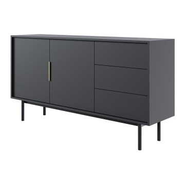 Kumode ELI 154x82x39 cm melna