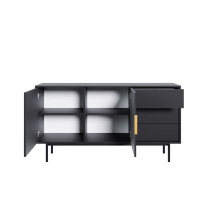 Kumode ELI 154x82x39 cm melna
