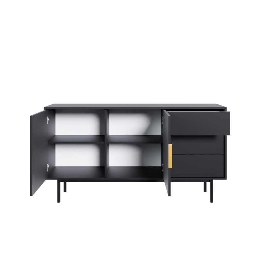Kumode ELI 154x82x39 cm melna