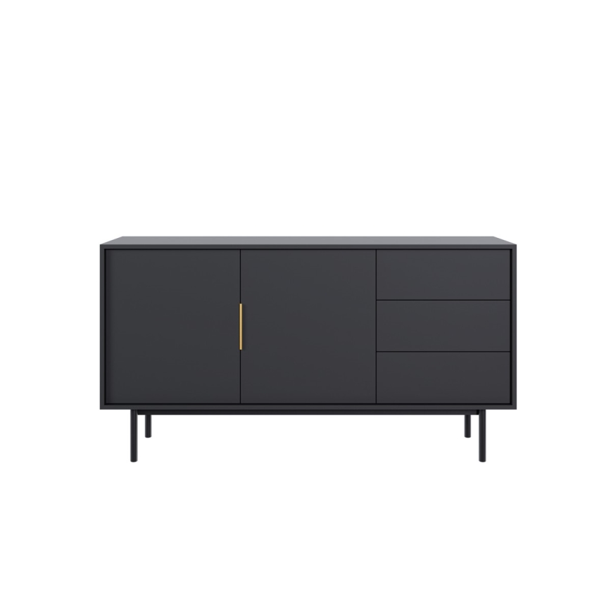 Kumode ELI 154x82x39 cm melna