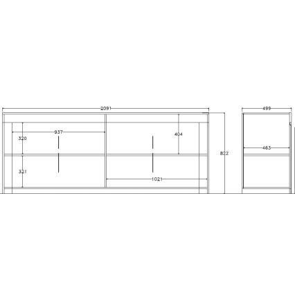 Kumode FINERA, balta