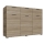 Kumode HOPE 120x78x35 cm Sonoma ozols