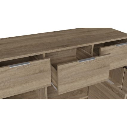 Kumode HOPE 120x78x35 cm Sonoma ozols