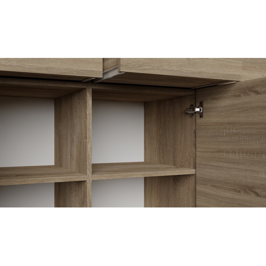 Kumode HOPE 120x78x35 cm Sonoma ozols