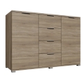 Kumode HOPE 120x78x35 sonoma ozols