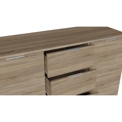 Kumode HOPE 120x78x35 sonoma ozols