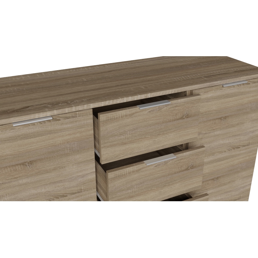 Kumode HOPE 120x78x35 sonoma ozols