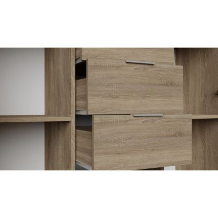 Kumode HOPE 120x78x35 sonoma ozols