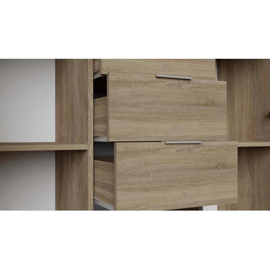 Kumode HOPE 120x78x35 sonoma ozols
