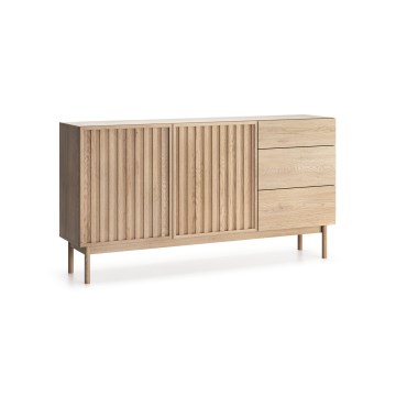 Kumode KIOTO 159x84x37 cm, Cremona ozols
