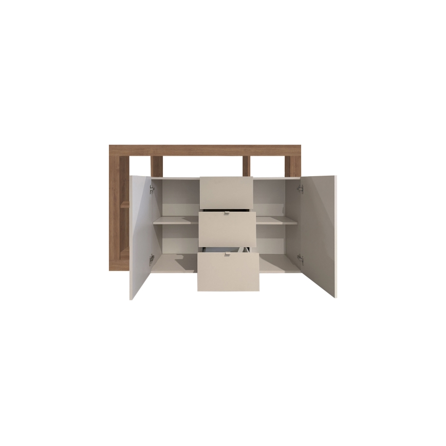 Kumode LENOR kašmīrs/ozols