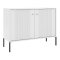 Kumode LUE 104x39 cm balta/melna