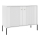 Kumode LUE 104x39 cm balta/melna