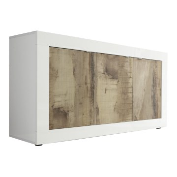 Kumode NERILA balta/brūna