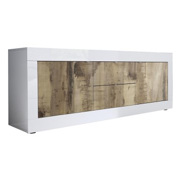 Kumode NERILA balta/brūna